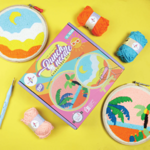 Punch Needle Embroidery Kit | Tufting Art | Modern Craft