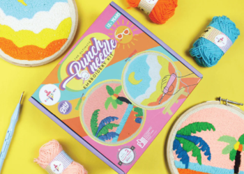 Punch Needle Embroidery Kit | Tufting Art | Modern Craft