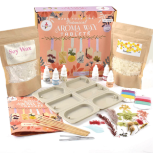 Botanical Aroma Wax Tablet Making Kit | Natural Scents | Home Fragrance | Age: 10-14 Years