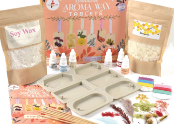 Botanical Aroma Wax Tablet Making Kit | Natural Scents | Home Fragrance | Age: 10-14 Years