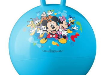 Hedstrom Mickey Mouse, 15 Inch Hopper Ball, Jumping Ball for Kids