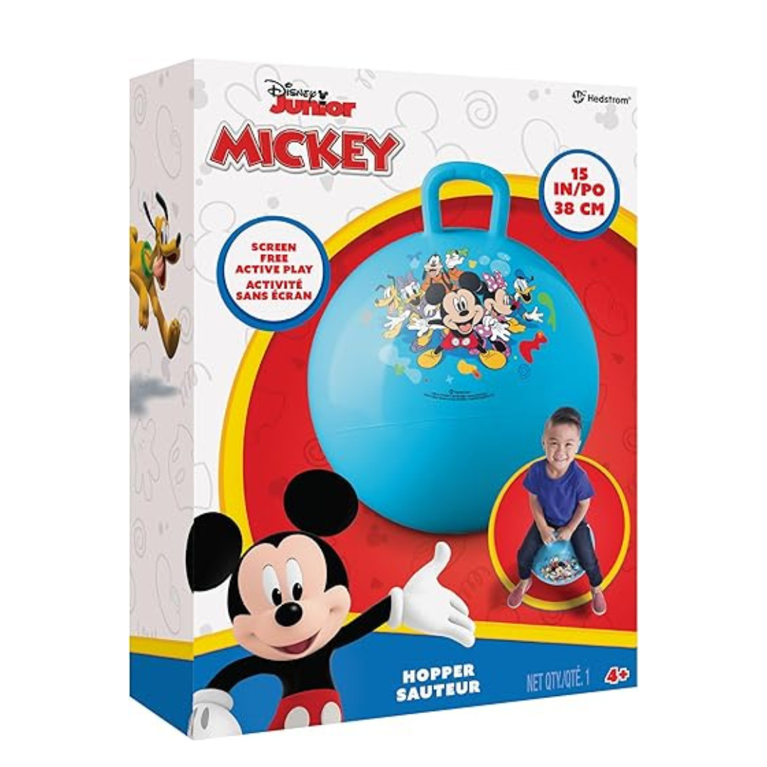 Hedstrom Mickey Mouse, 15 Inch Hopper Ball, Jumping Ball for Kids - Image 2