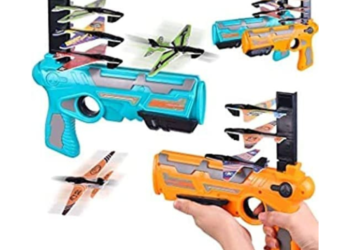 Arnav Airplane Launcher Gun Toy with Foam Glider Planes, Air Battle Gun Toys Outdoor Games for Children’s, Best Aeroplane Toys for Kids ( Multicolour)