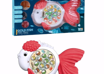 Fishing Game Board Games | Fun Playing Items Indoor Pack with Engaging Fish Catching Game for Kids & Smart Fishing Game for Kids 3-5 Years | Indoor Games Including Cute Fish Toys