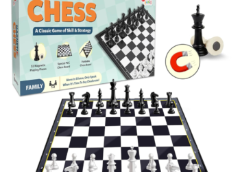 Magnetic Chess Board Game Set for Kids & Adults | Educational & Foldable Chess Board (14″ x 14″) | Travel Board Game Toys | Perfect for Gifting | Strategy & Mind Game for Kids