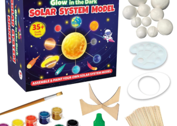 DIY Solar System Model Kit for Kids 5-12 Years | Educational Science Toy for School Projects & Home Learning | Glow in The Dark Art & Craft Kits