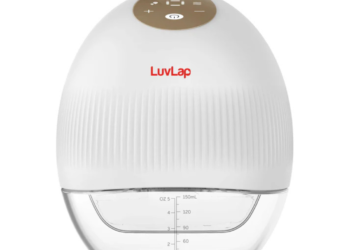 Glory Hands-Free Electric Breast Pump for Breastfeeding, Wearable, Portable, 4 Modes & 9 Suction Levels, Type-C Fast Charging, 24mm Breast Shield, Includes 19/21/27mm Soft Flange Inserts, White
