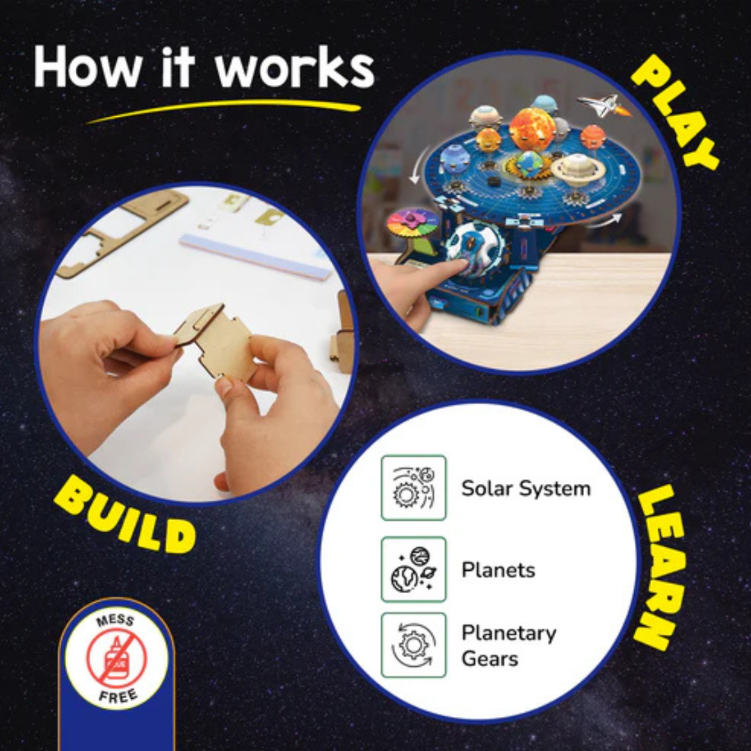 Solar System | 8 - 14 years | DIY STEM Construction Toy - Image 2