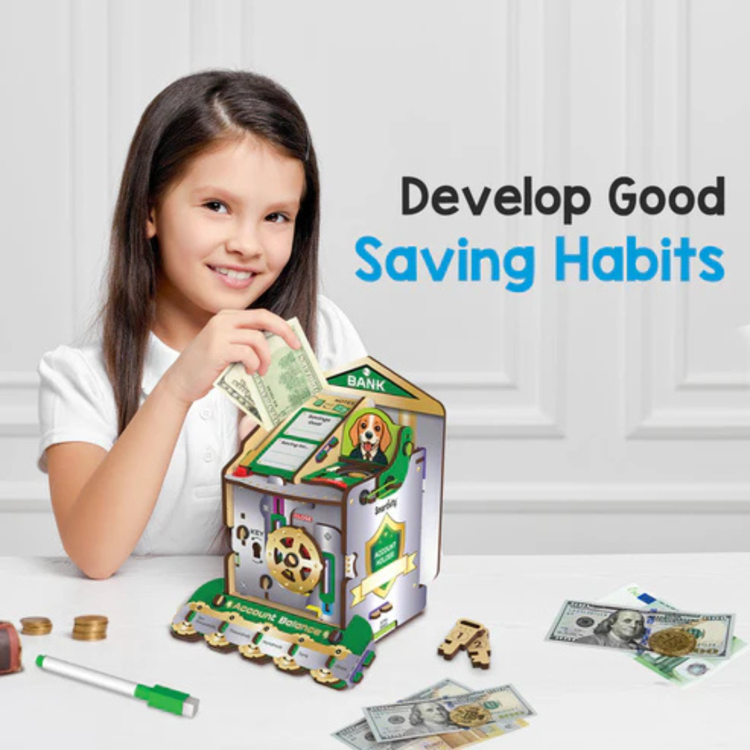 Money Bank | 6 - 14 years | DIY STEM Construction Toy - Image 2