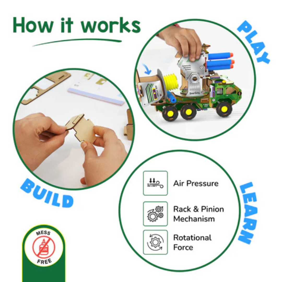 Missile Truck | 8 - 14 years | DIY STEM Construction Toy - Image 2
